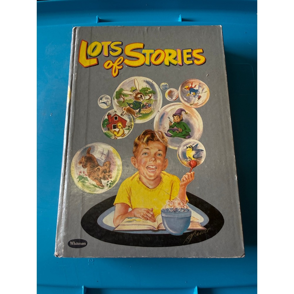 Vintage‎ 1946 Lots of Stories Rowena Bennett Whitman Publishing Hardcover Book